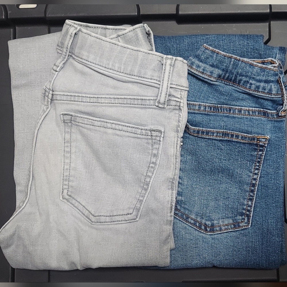 2 pc Old Navy Boys Denim sz 12 Karate Slim